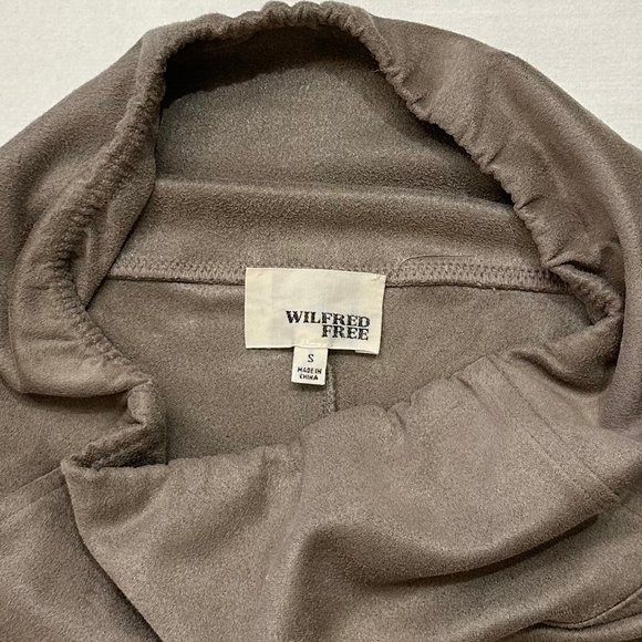 Aritzia Wilfred Daria Faux Suede High Waisted Leggings Size Small - Picture 4 of 7